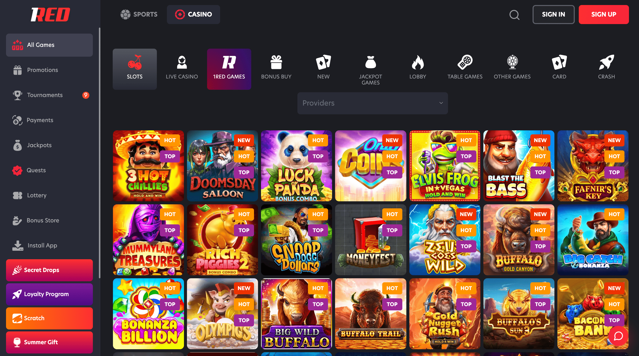 1Red Games Collection