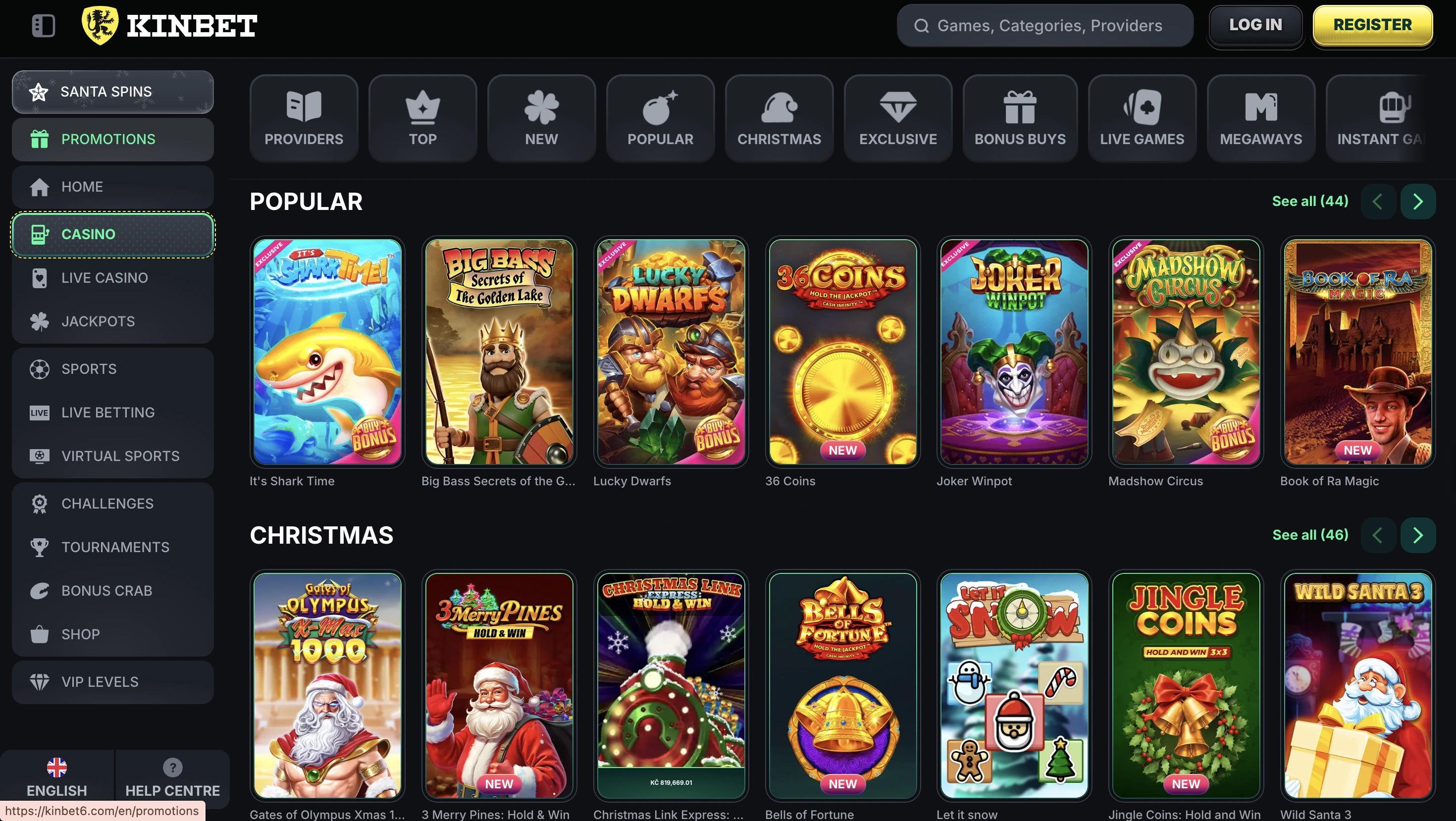 KinBet Games Collection