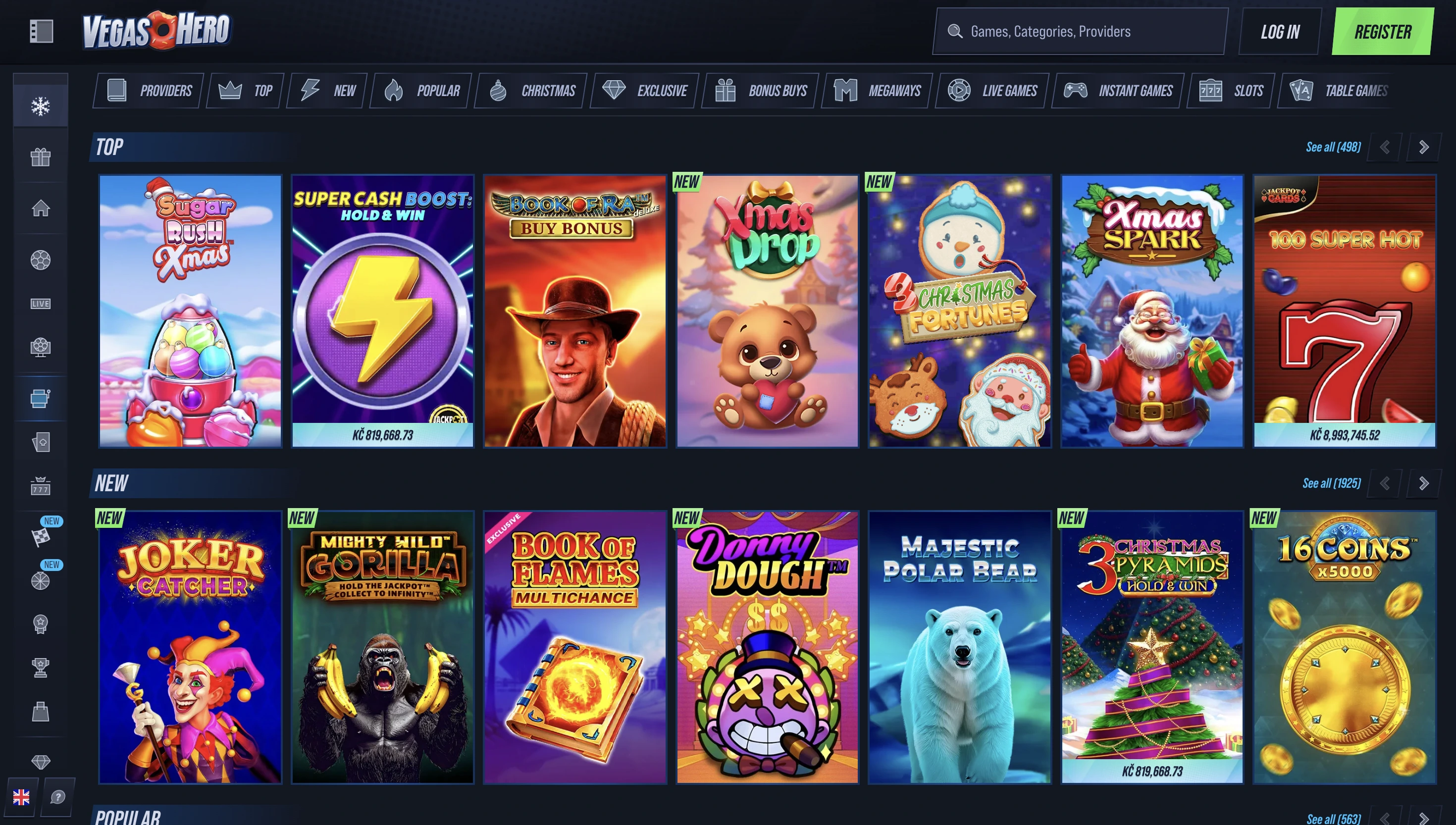 VegasHero Games Collection